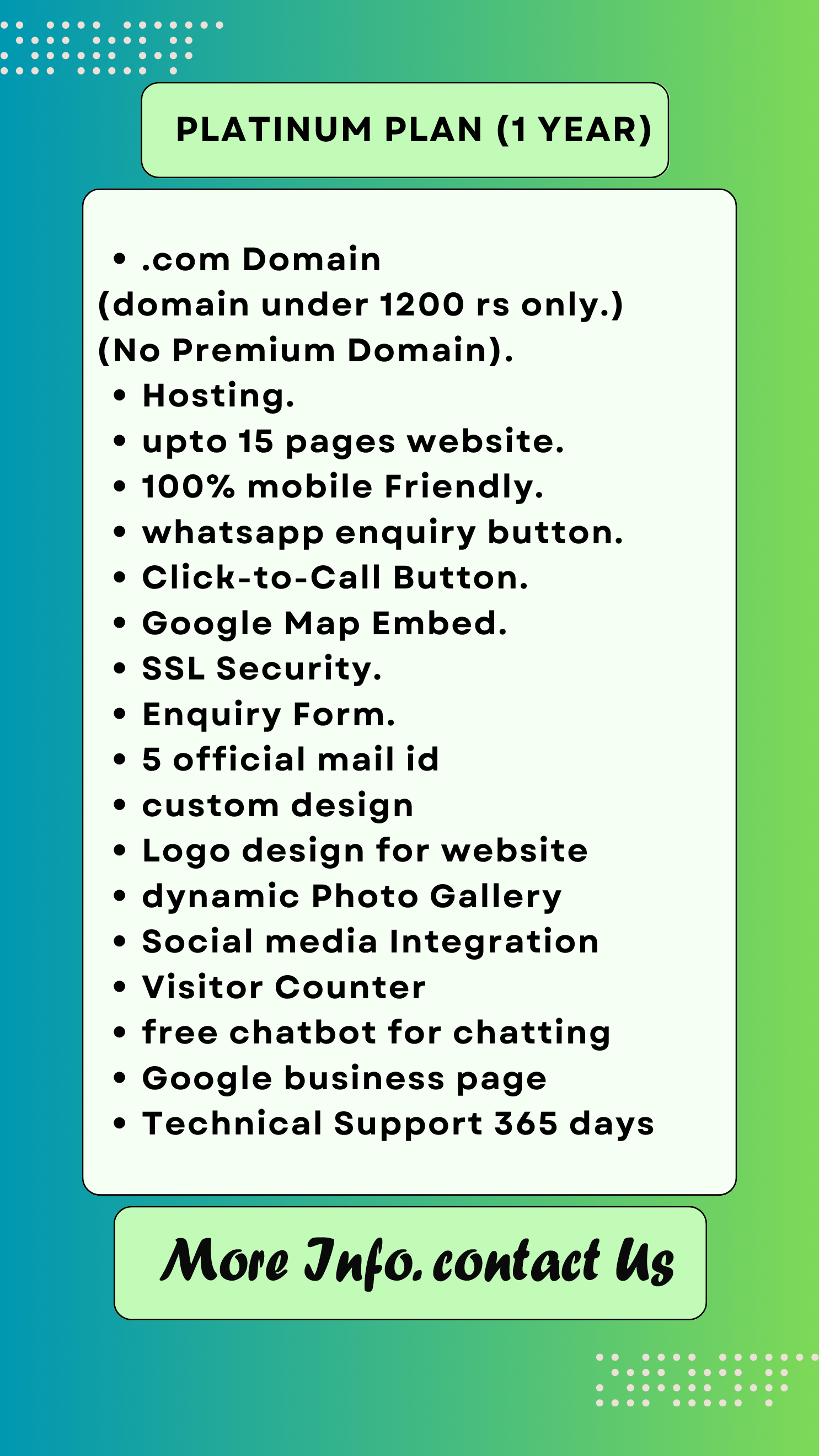 Premium Package Offer